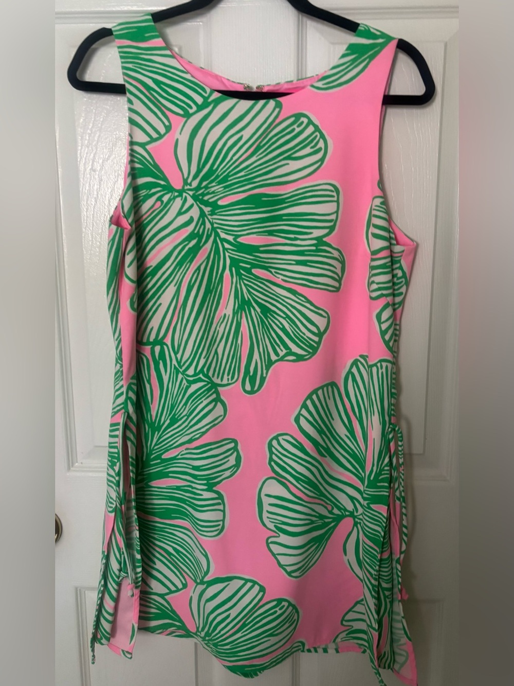 Lilly Pulitzer Donna Romper Size 10 Mandevilla Baby “Who Let the Fronds Out”